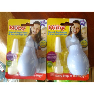 nuby nasal aspirator and ear syringe set