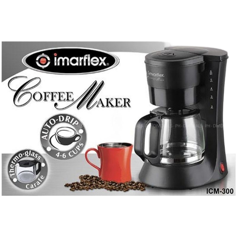 IMARFLEX Coffee Maker (46cups) ICM300 good quality Shopee Philippines