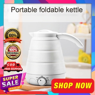 （Selling）Original Cod Japan Electric Kettle 600ml Mini Foldable Collapsible Electric Kettle Travel F #9