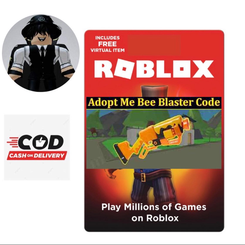 Adopt Me ( bee blaster code ) Game cards -Cod available- | Shopee