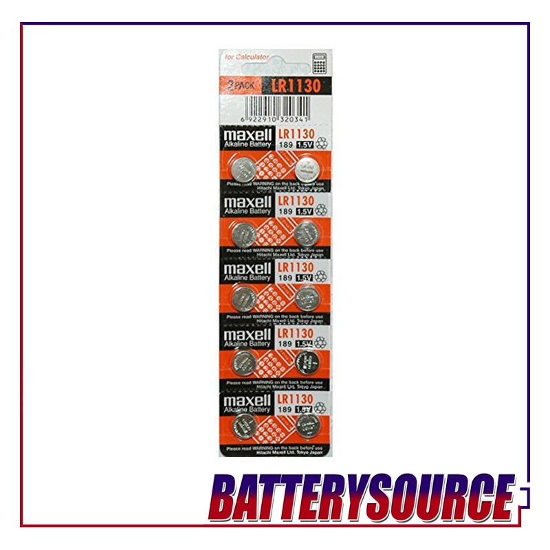 Button Cell Battery AG10 GP189 GP389 