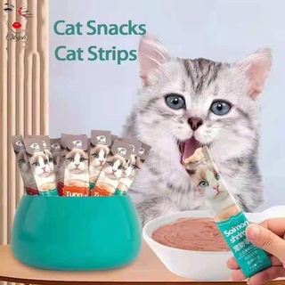 Cat Snacks Cat Strips Cat Stick Cat Treats Cat Wet Food High Vitamin Creamy Premium kitten Cat Food