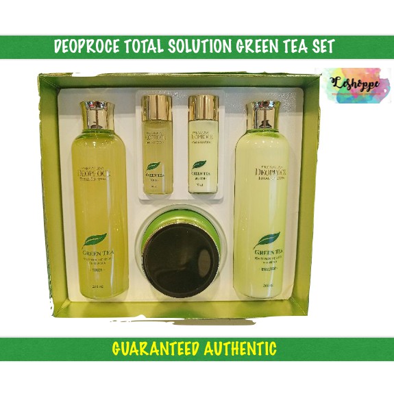 AUTHENTIC DEOPROCE TOTAL SOLUTION GREEN TEA SET Shopee Philippines