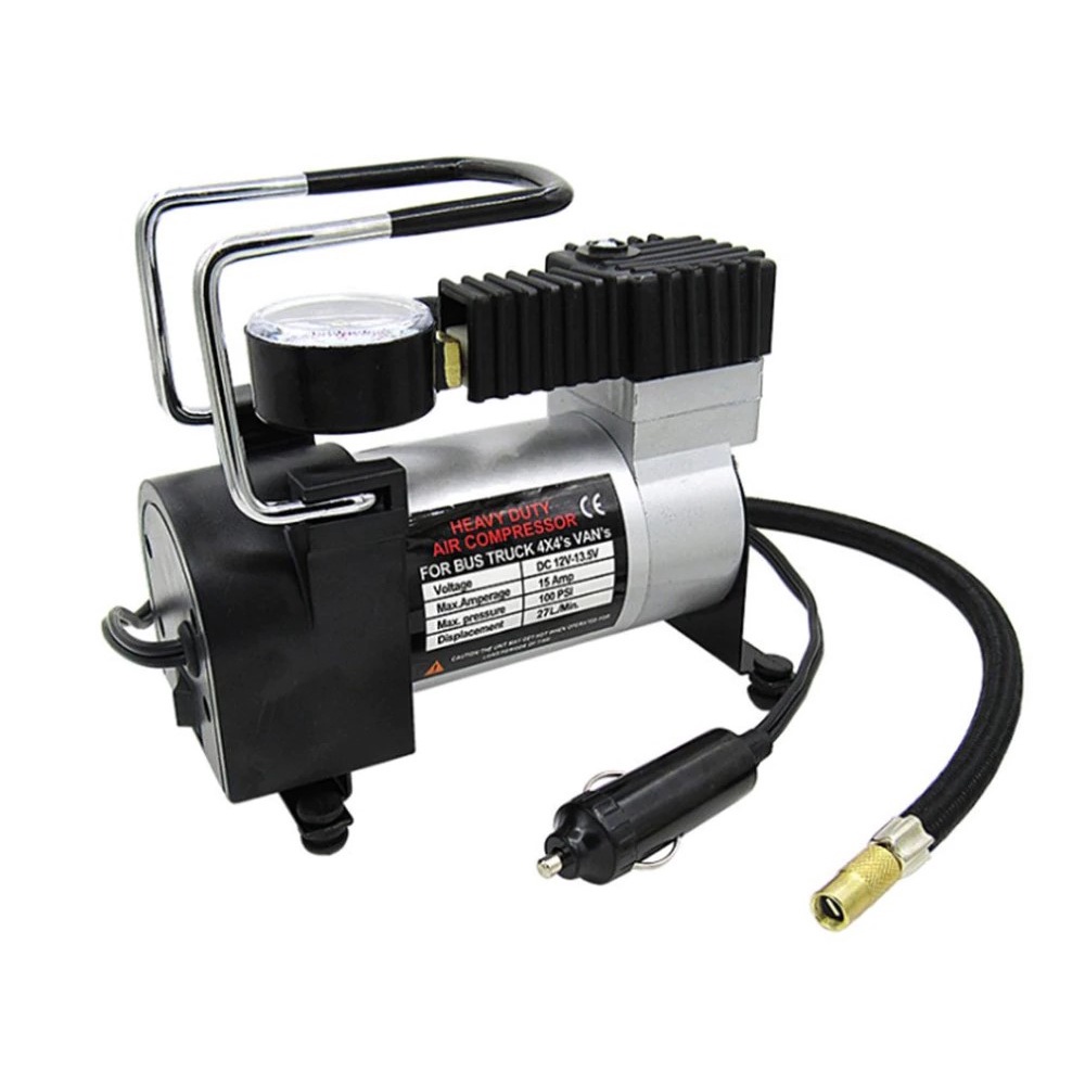 Tac12v 12 Volts Portable Tire Air Compressor Network Laptop Computer Only 2