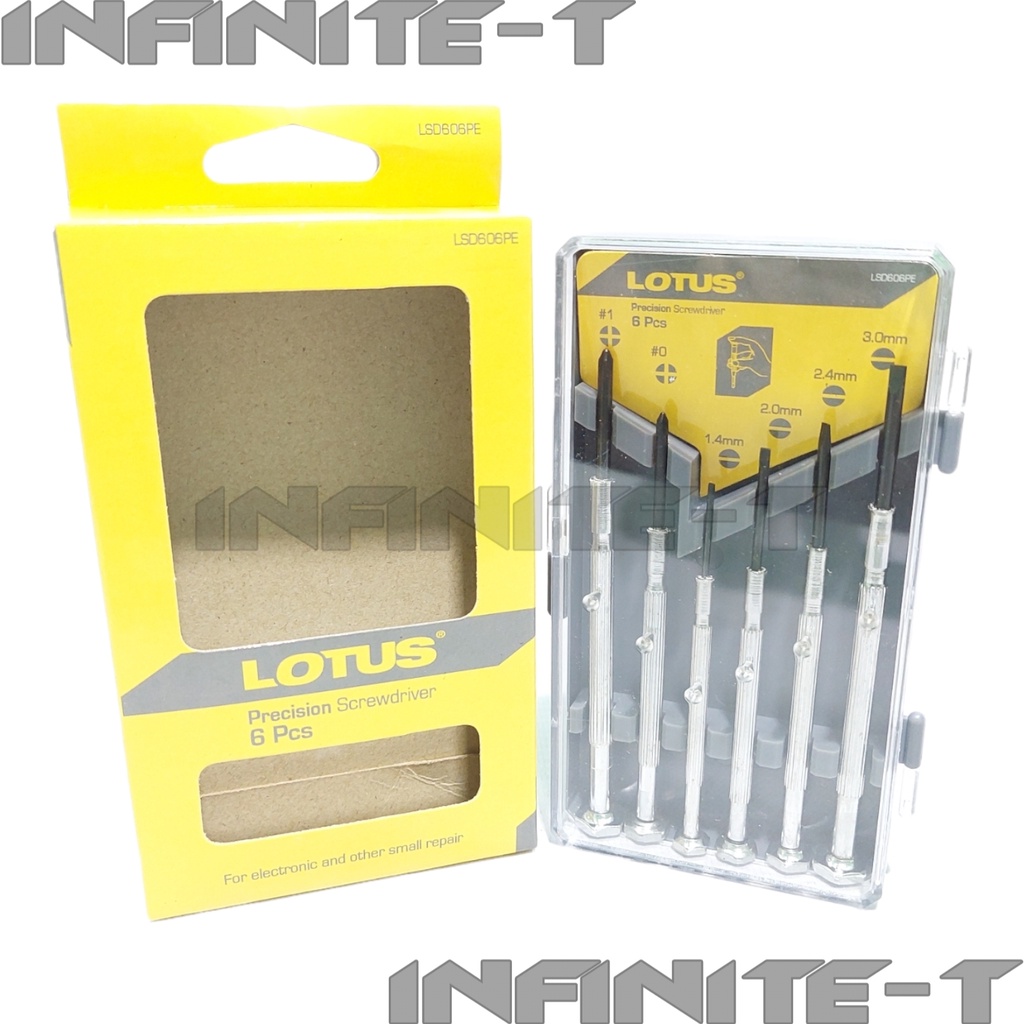 Lotus Precision Screwdriver 6 Pcs. Set LSD606PE Shopee Philippines