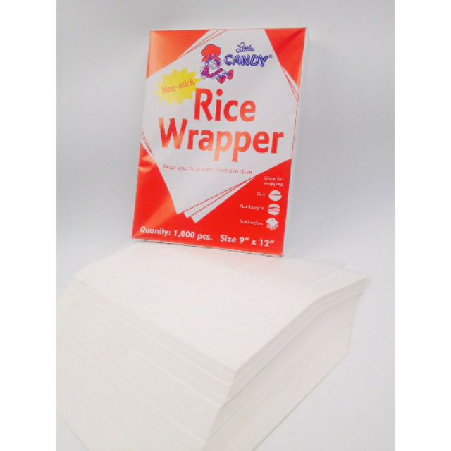 Rice Wrapper or Burger Wrapper 1000pcs 7x10 or 9x12 inches Shopee