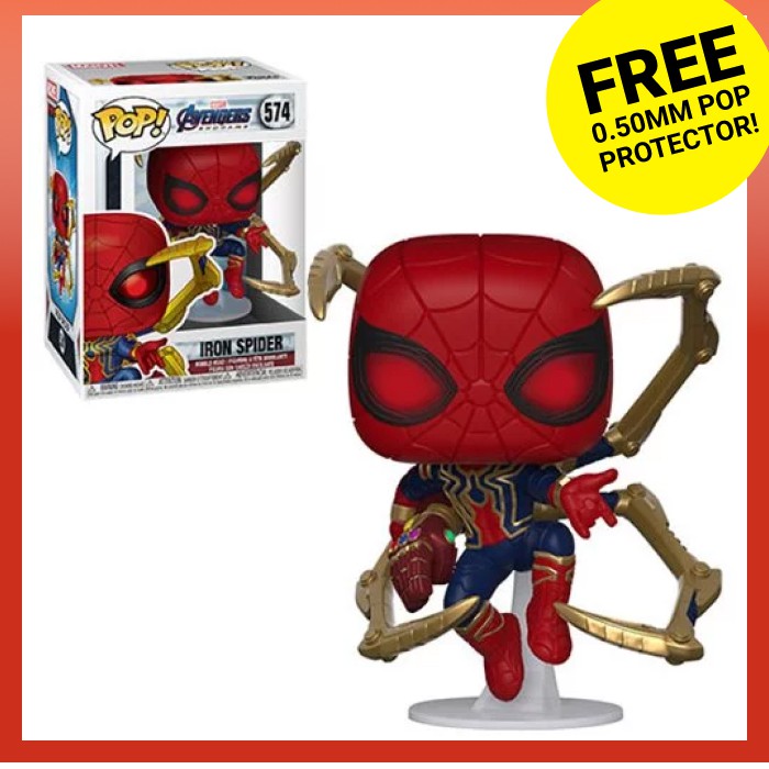 iron spiderman pop vinyl