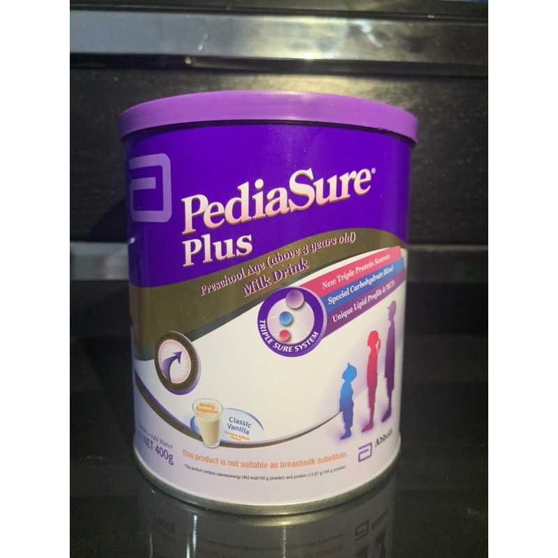 Pediasure Plus for 3 years old above (400g Classic Vanilla) Shopee