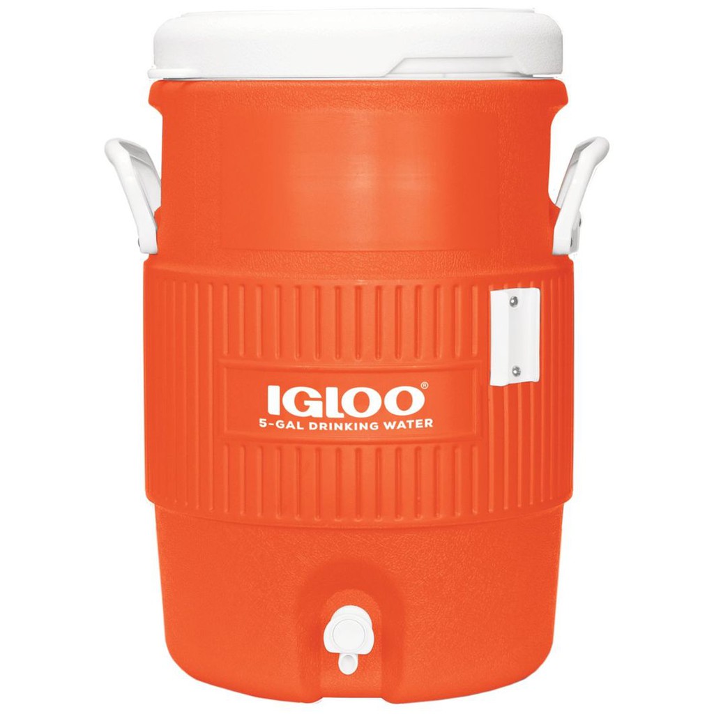 Igloo Heavy Duty Orange 5 Gallon Cooler 
