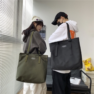 On Sale Ulzzang Korean Fashion Boys Big Capacity Nylon Men Tote Bag Shoulder Bag handbag for Men Birthday Gift