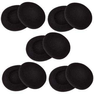 5 Pairs 2 Inch (50mm) Foam Pad Ear Sponge Ear Cover For Sony Sennheiser Most Headphone- Black