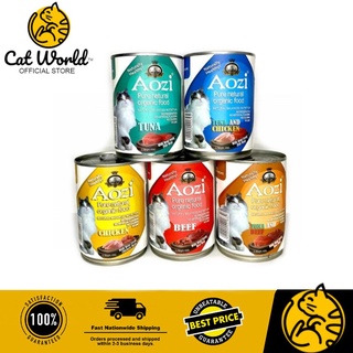 【 Ready Stock】AOZI CAT ORGANIC WET FOOD IN CAN 430g