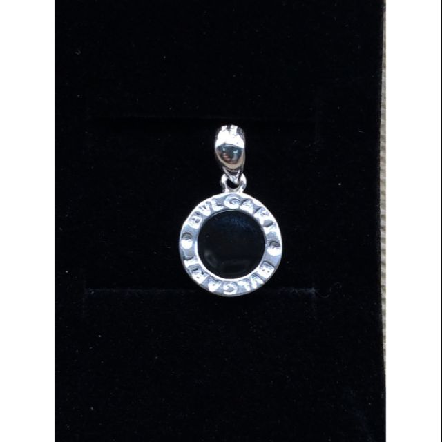 Italy 925 silver black bvlgari style pendant | Shopee Philippines