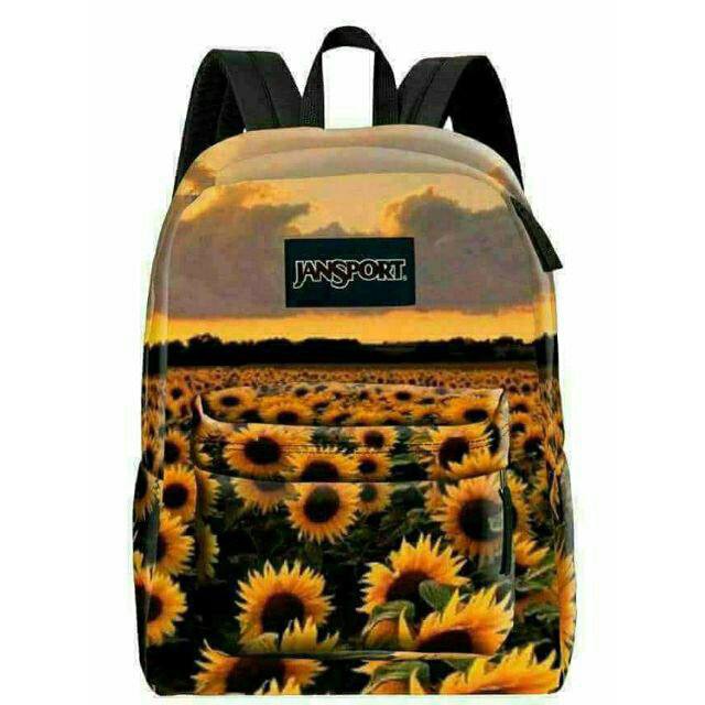 jansport sunflower backpack