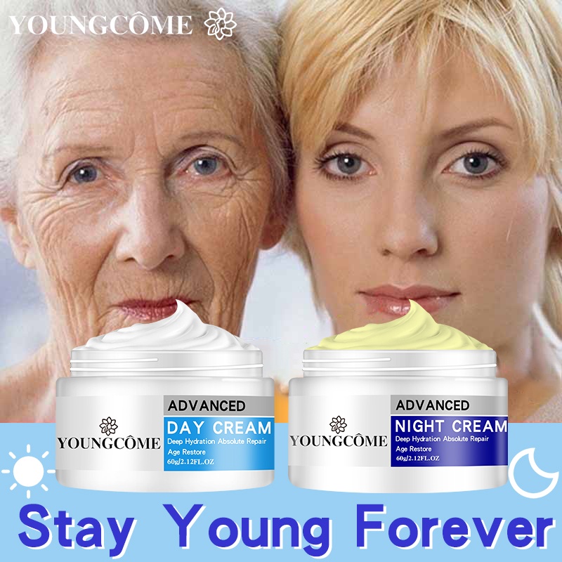 Day & Night Cream Set Moisturizing Antiaging Wrinkle Lifting