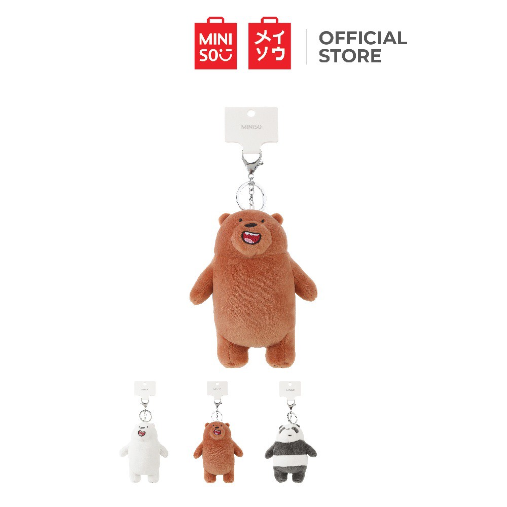 MINISO We Bare Bears Creative Charm Pendant Keychain Shopee Philippines