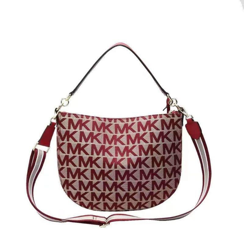 michael kors red sling bag