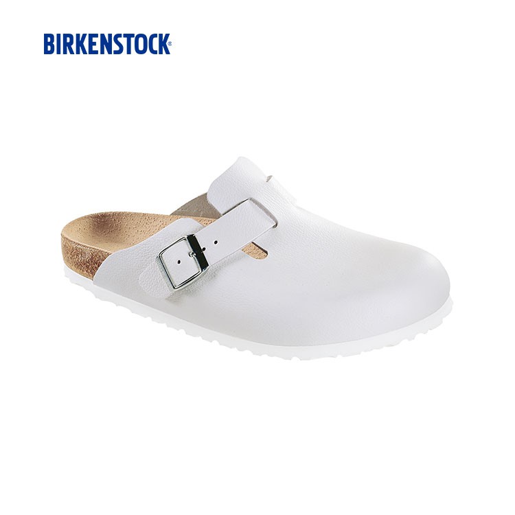 white birkenstock boston