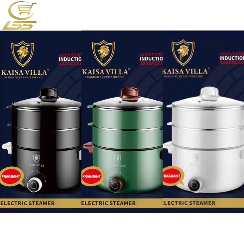 Kaisa Villa Electric Steamer Multifunction Electric Cooker Rice Cooker Cooking Pot Hot Pot