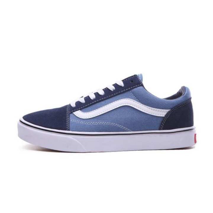 vans shoes blue and black