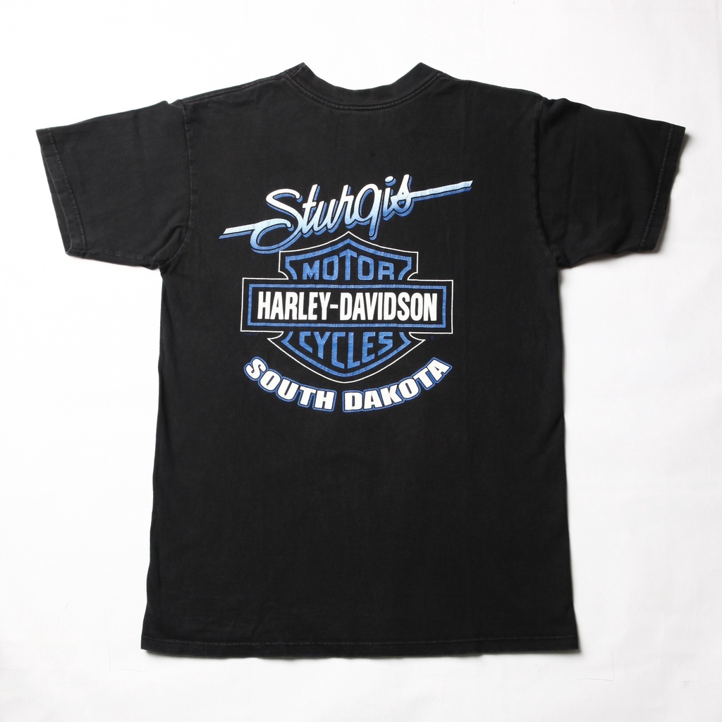 Vintage Harley Davidson Sturgis 2000 On A Harley Davidson Hard Tag Tee