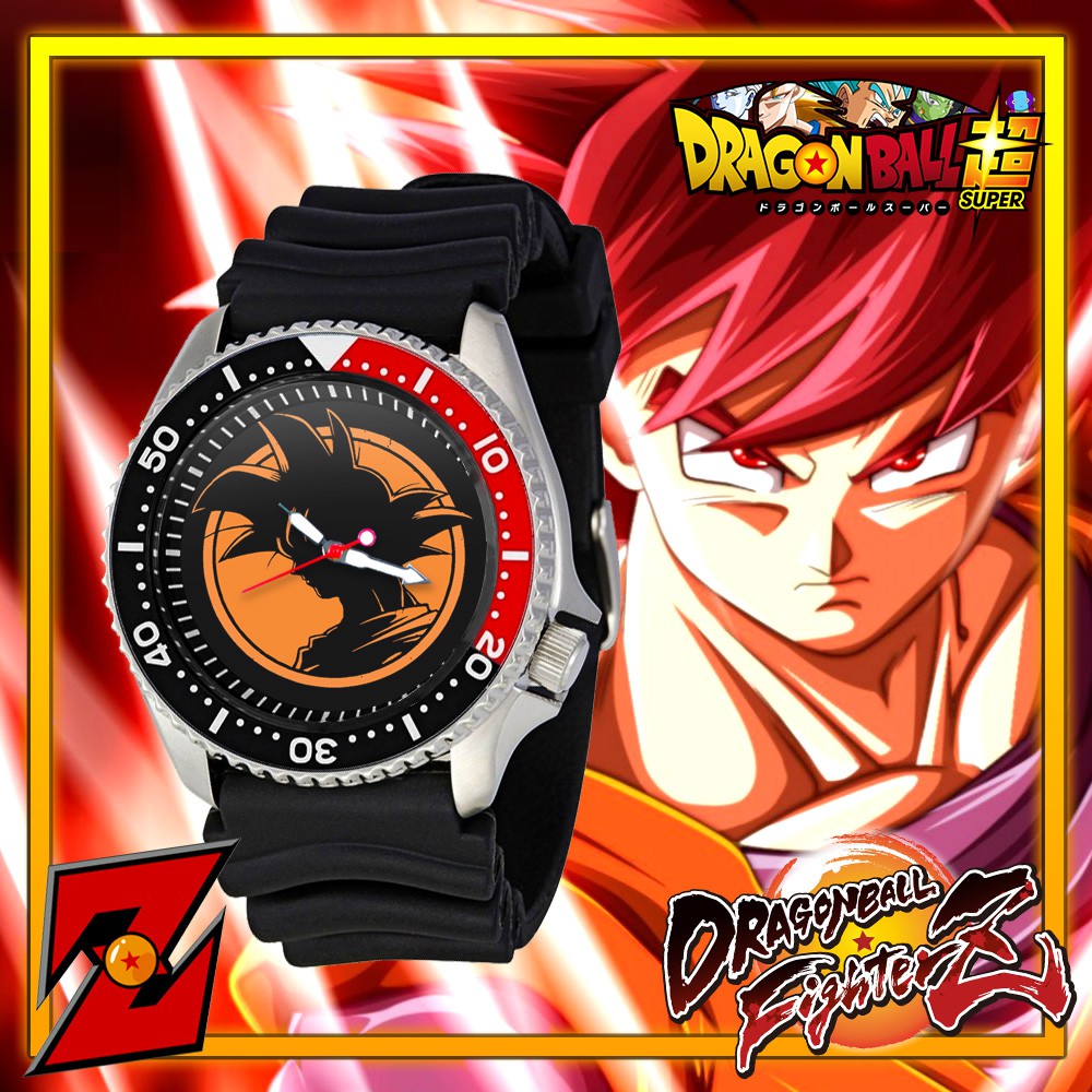 Son Goku Dragon Ball Silhouette Anime Super Saiyan Watch Shopee Philippines