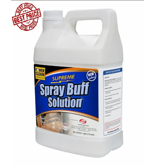 Best Price Concentrated Spray Buff Solution Regular 1 Gallon Vinyl