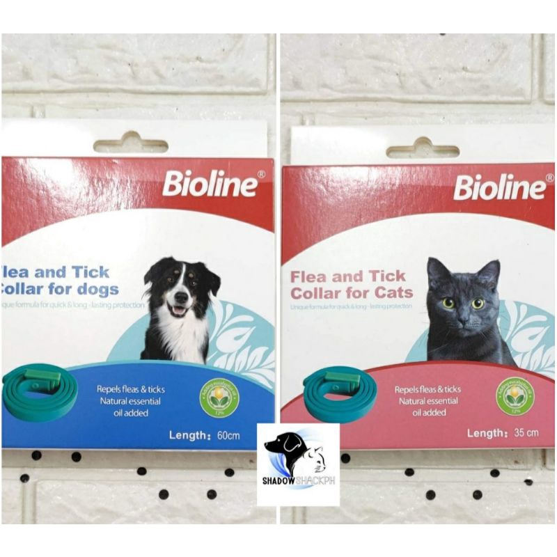 BIOLINE Flea and Tick Collar for Cats and Dogs (35cm and 60cm) Shopee