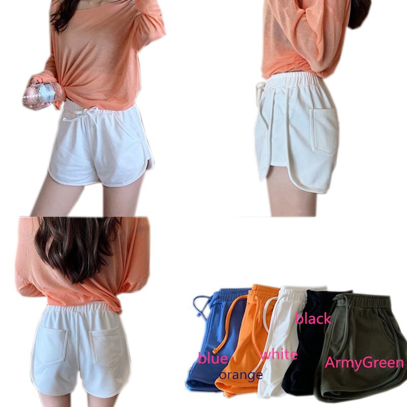 elastic shorts for girls