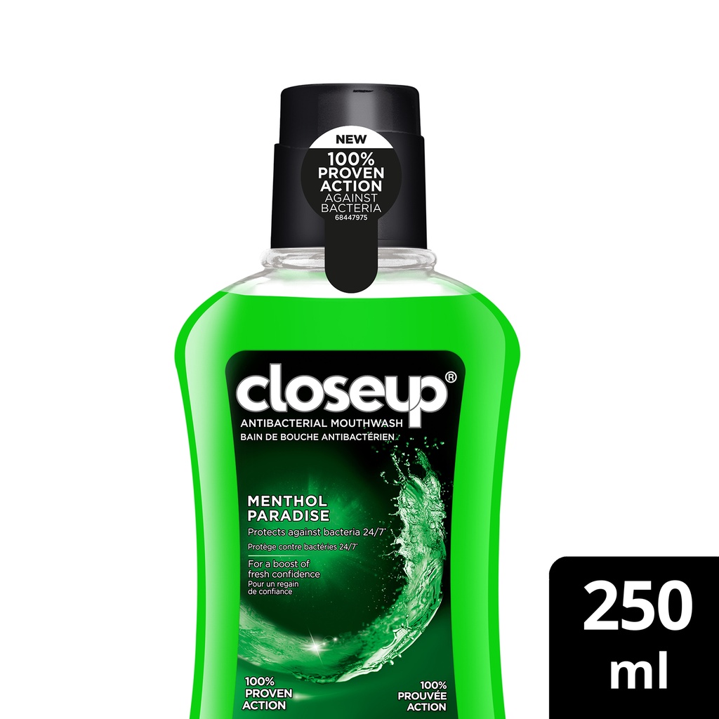 Closeup Antibacterial Mouthwash Menthol Paradise 250Ml Shopee Philippines