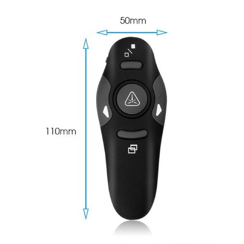 2.4GHzWireless Presenter Remote Presentation USB Control PowerPoint PPT Clicker With AAA - Image 8