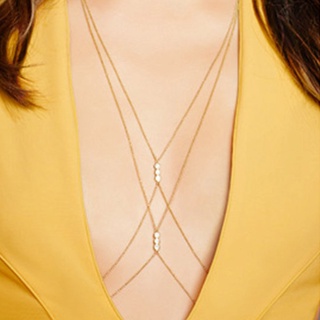 [Meet] Fashionable Ladies Body Chain Pearl Cross Waist Jewelry