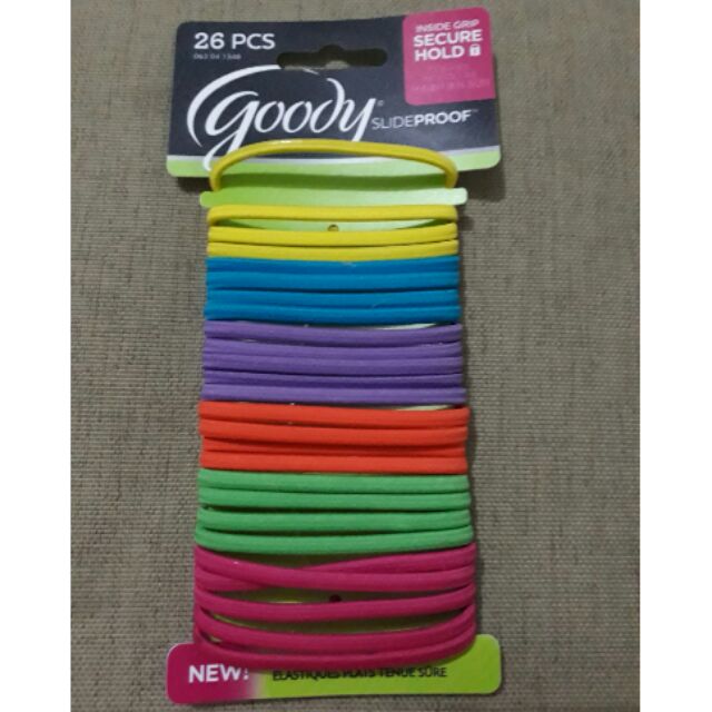 Goody Slideproof Elastic Hair Ties 26pcs Shopee Philippines