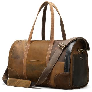 men's overnight bags leather