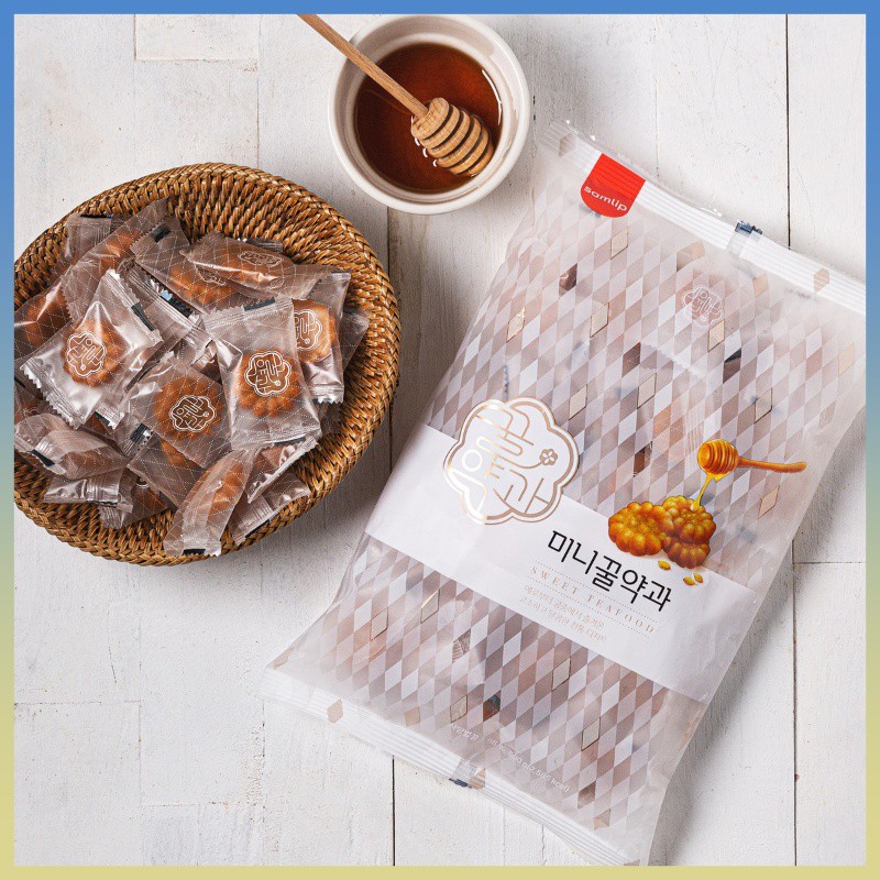 [Samlip] Honey Blossom Cookie / Honey Yakgwa, Traditional Korean Cookie / 140g,500g Shopee