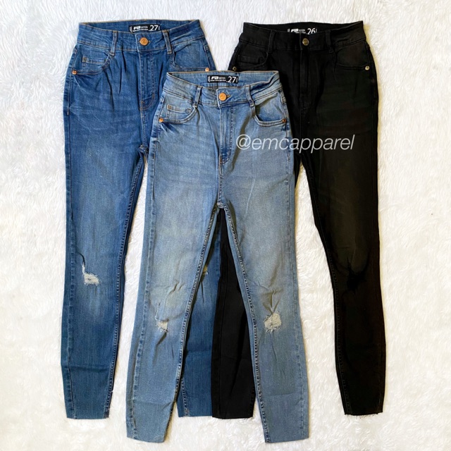 super tattered jeans