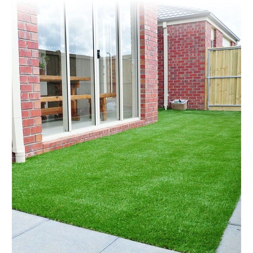 (THICK) 2M x 1M Artificial Model Grass Meadow Turf Mat Layout Flooring ...