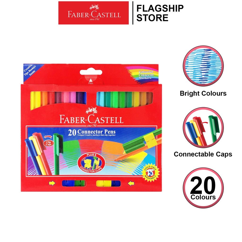Faber-Castell Connector Pen 20 Colors [1211200A]