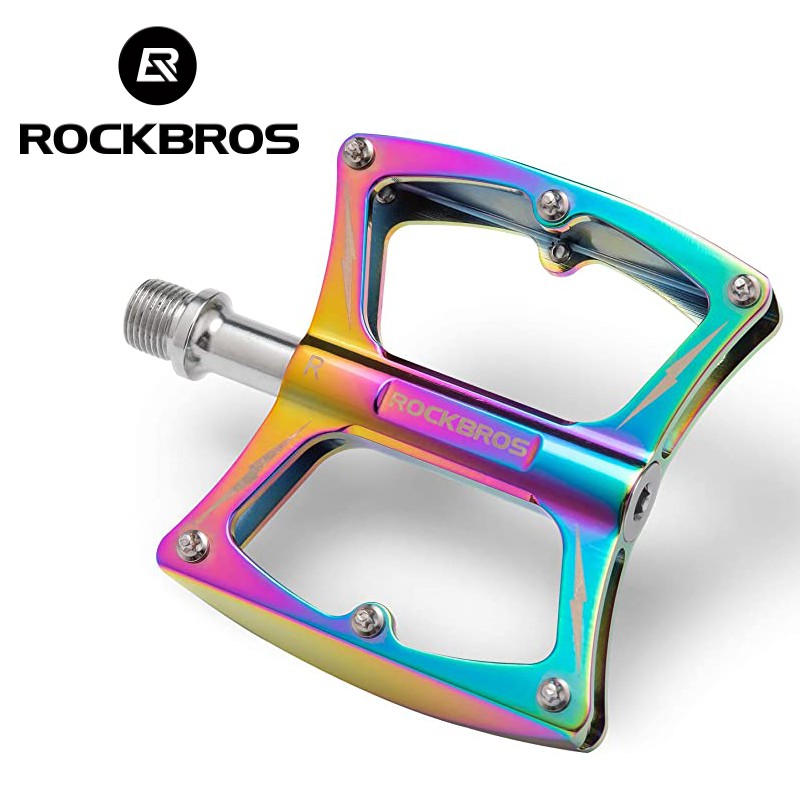 ROCKBROS Road Bike 9 16 Bicycle Pedals For Adult Colorful ROCKBROS Road Bike 9 16 Bicycle Pedals For Adult Colorful