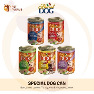 Special Dog Wet Food Dog Can 400g (Beef, Lamb, Lamb & Turkey, Veal & Vegetable, Junior)