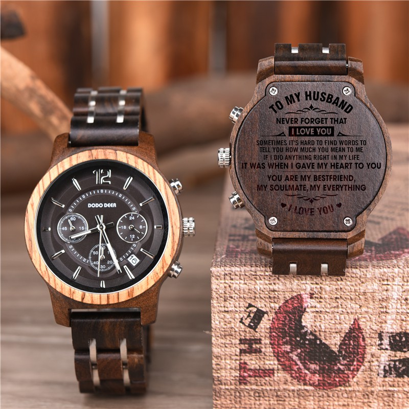 wooden watch for wife