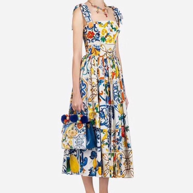 d&g hydrangea dress