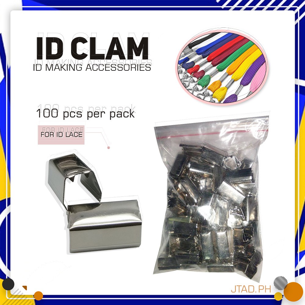 (100pcs) ID Clam for ID Lace Making Accessories Shopee Philippines