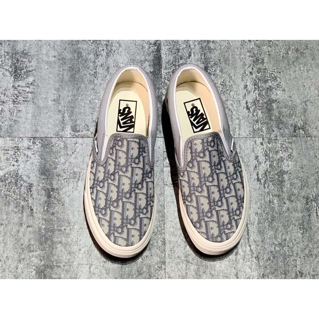 vans dior slip on