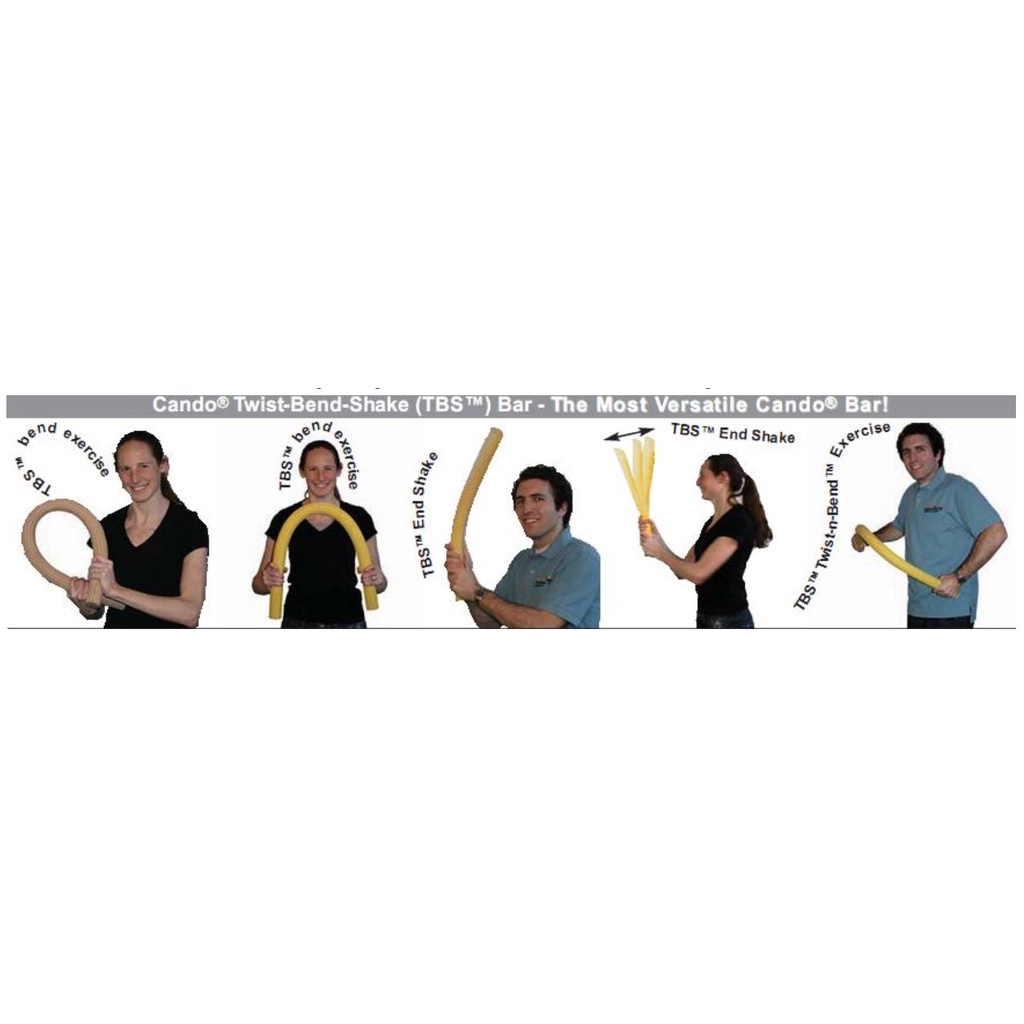 Cando Twist n Bend Bar Hand Exercise Rehabilitation Strengthen Muscles ...