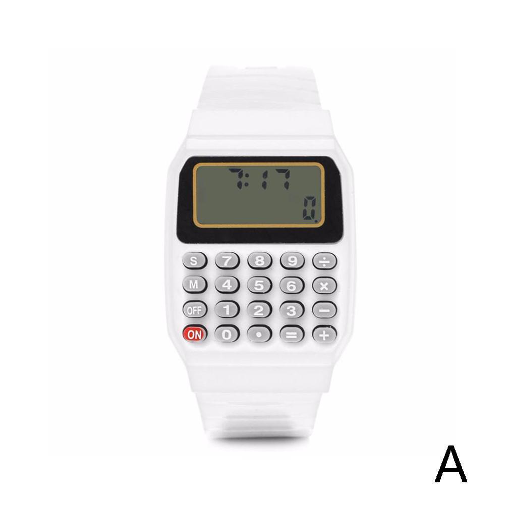 Retro Geek 80s Unusual Calculator Mens Womens Wrist Digital 8 Col F1D3 ...