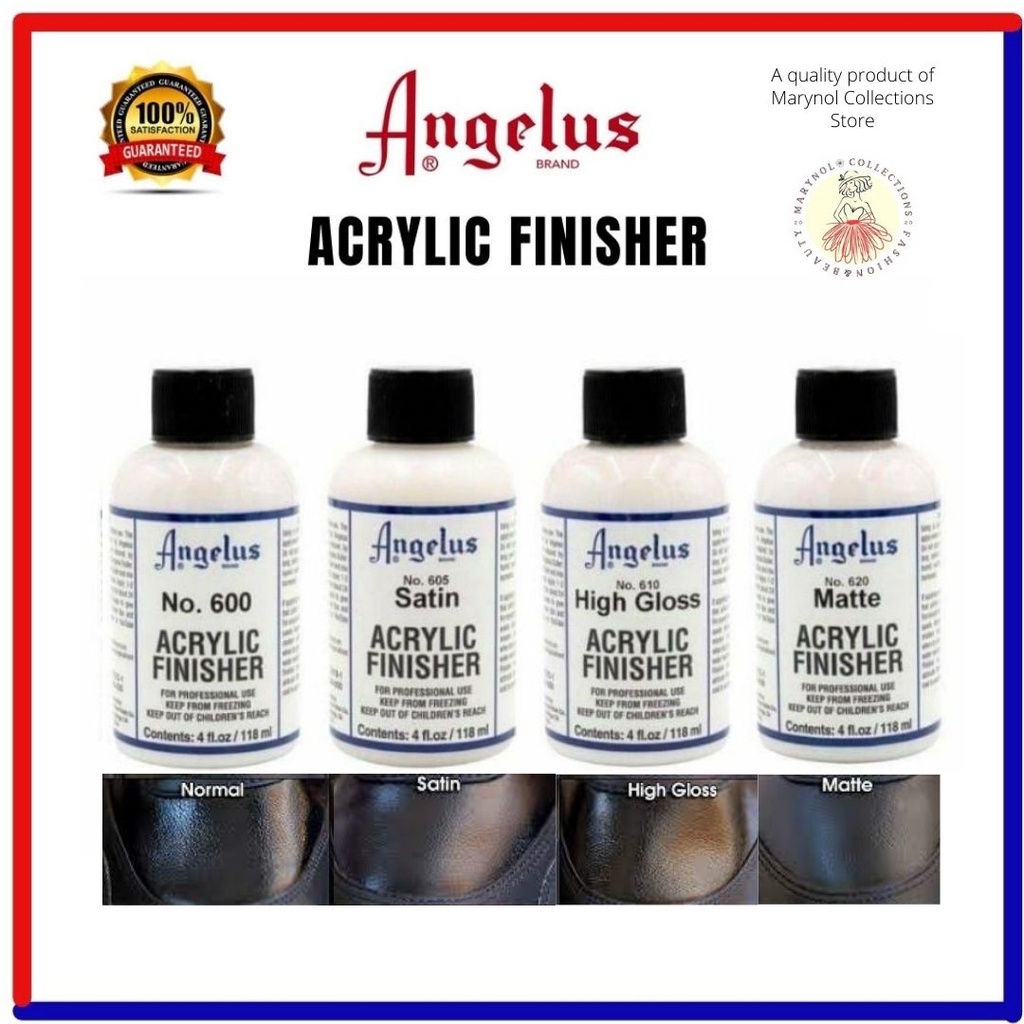 angelus high gloss acrylic finisher