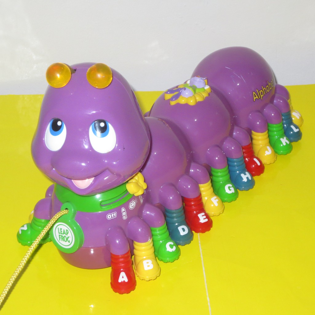 leapfrog alphabet pal caterpillar toy purple