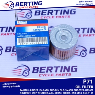 SGP OIL FILTER Suzuki Genuine 16510-45H20-000 Filter | Shopee Philippines