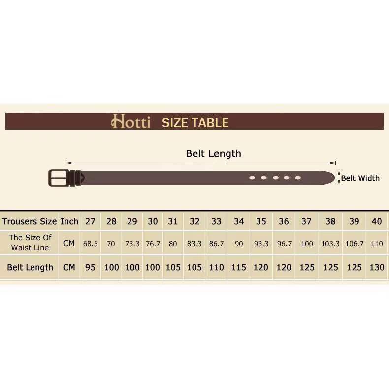 belt size 125 cm in inches